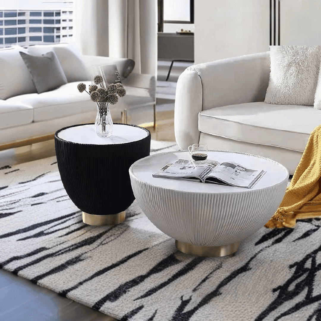 Thalia Sintered Stone Nesting Coffee Table