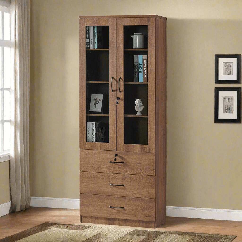 Tindra IV Wooden Bookshelf / Display Cabinet