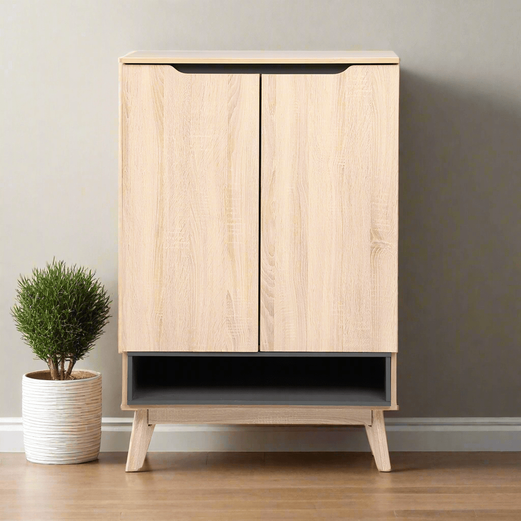 Trystan Wooden Shoe Cabinet