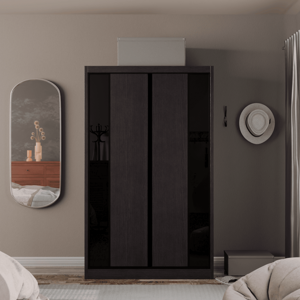 Valkyrie Modular Wardrobe (Black Glass)