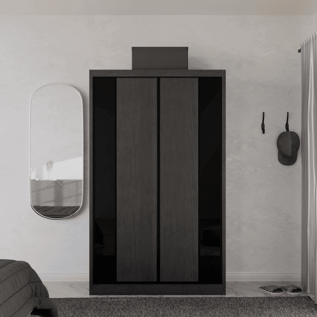 Valkyrie Modular Wardrobe (Black Glass)