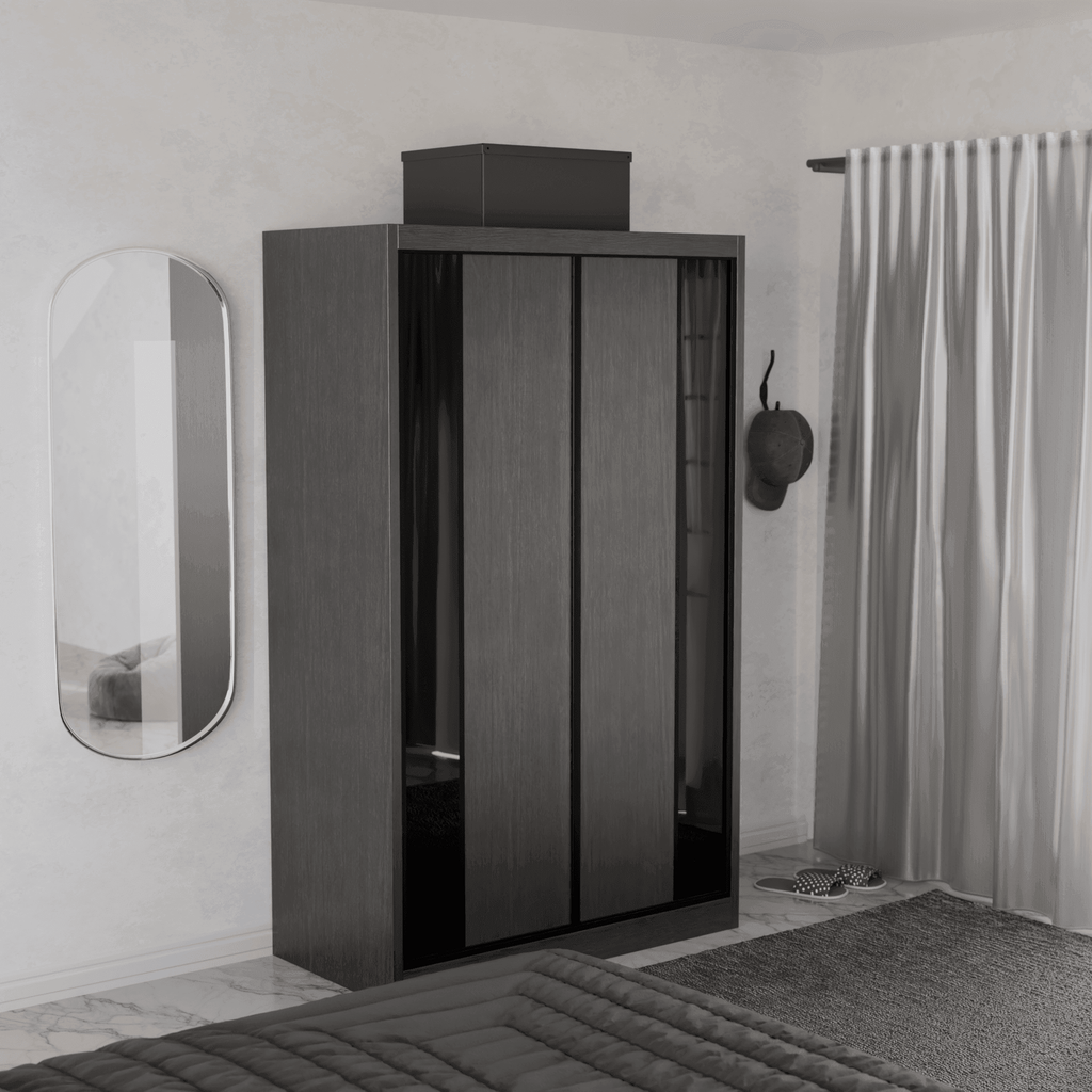 Valkyrie Modular Wardrobe (Black Glass)
