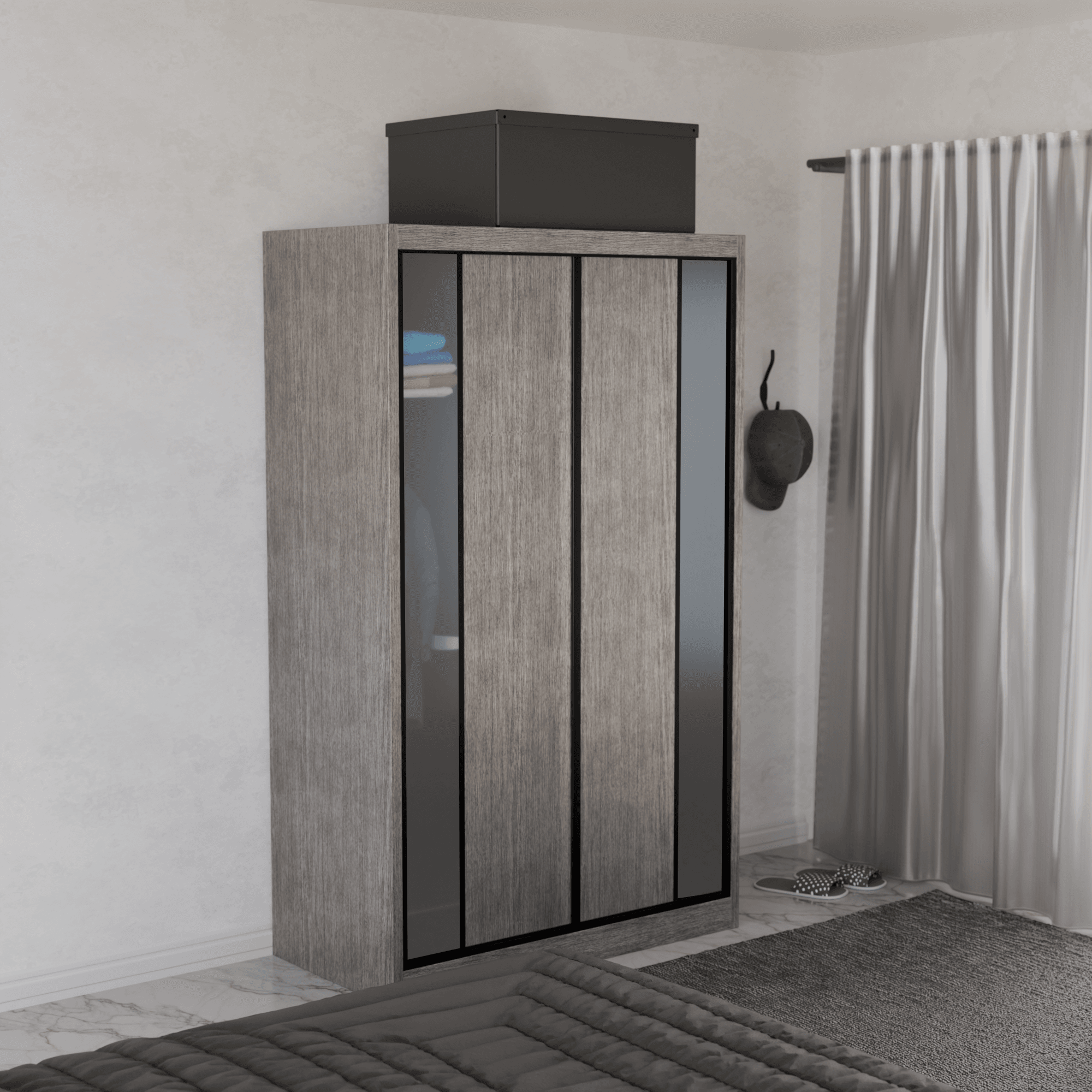 Valkyrie Modular Wardrobe (Frosted Glass)