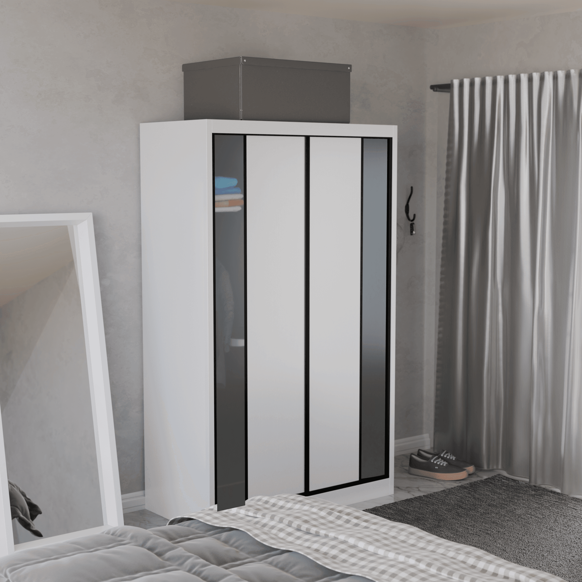 Valkyrie Modular Wardrobe (Frosted Glass)