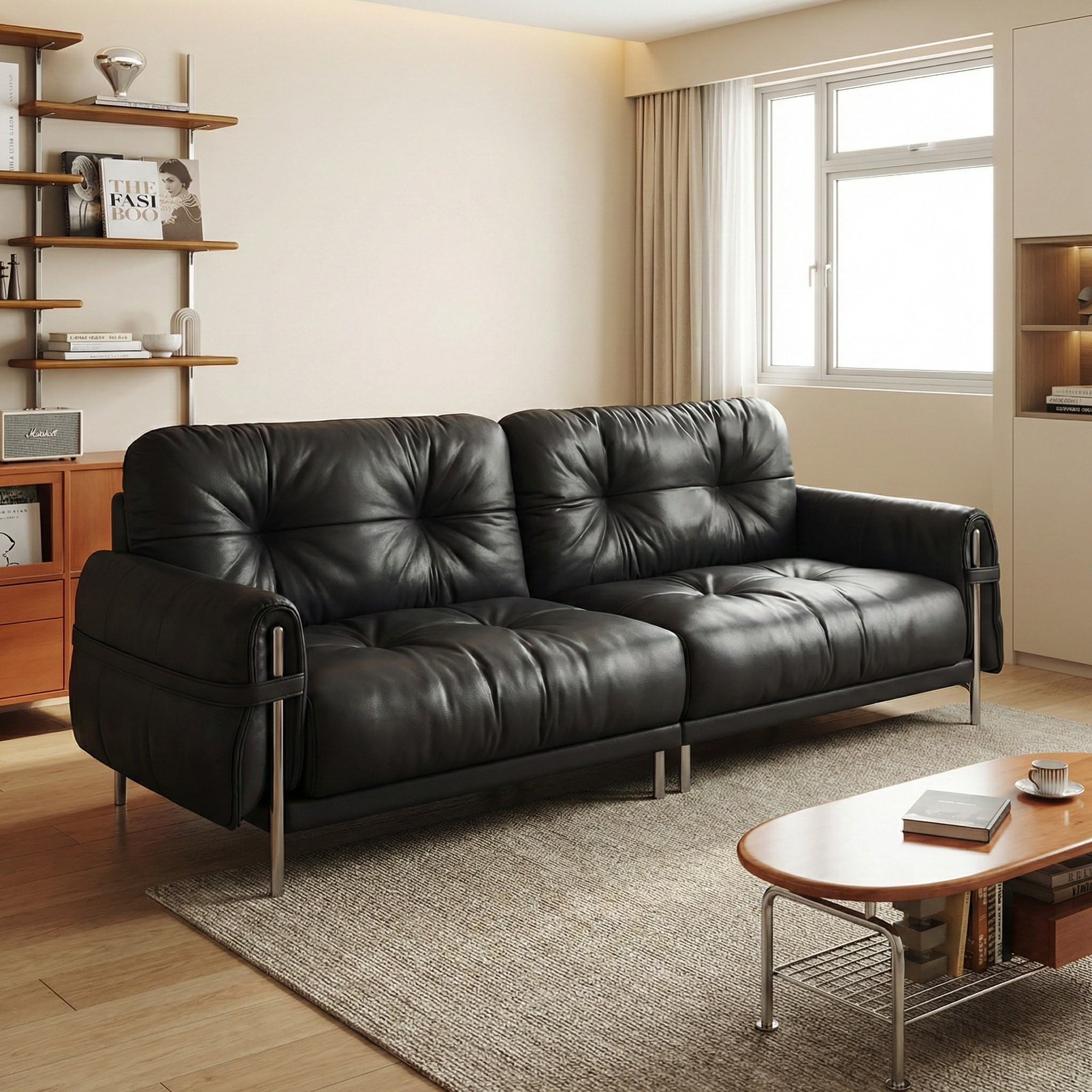 Valli Leather Sofa