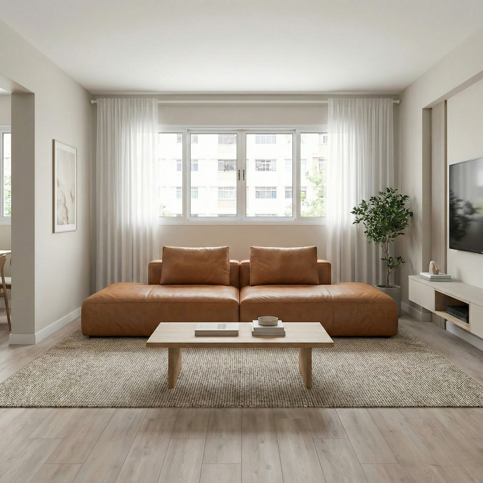 Vex Leather Sofa