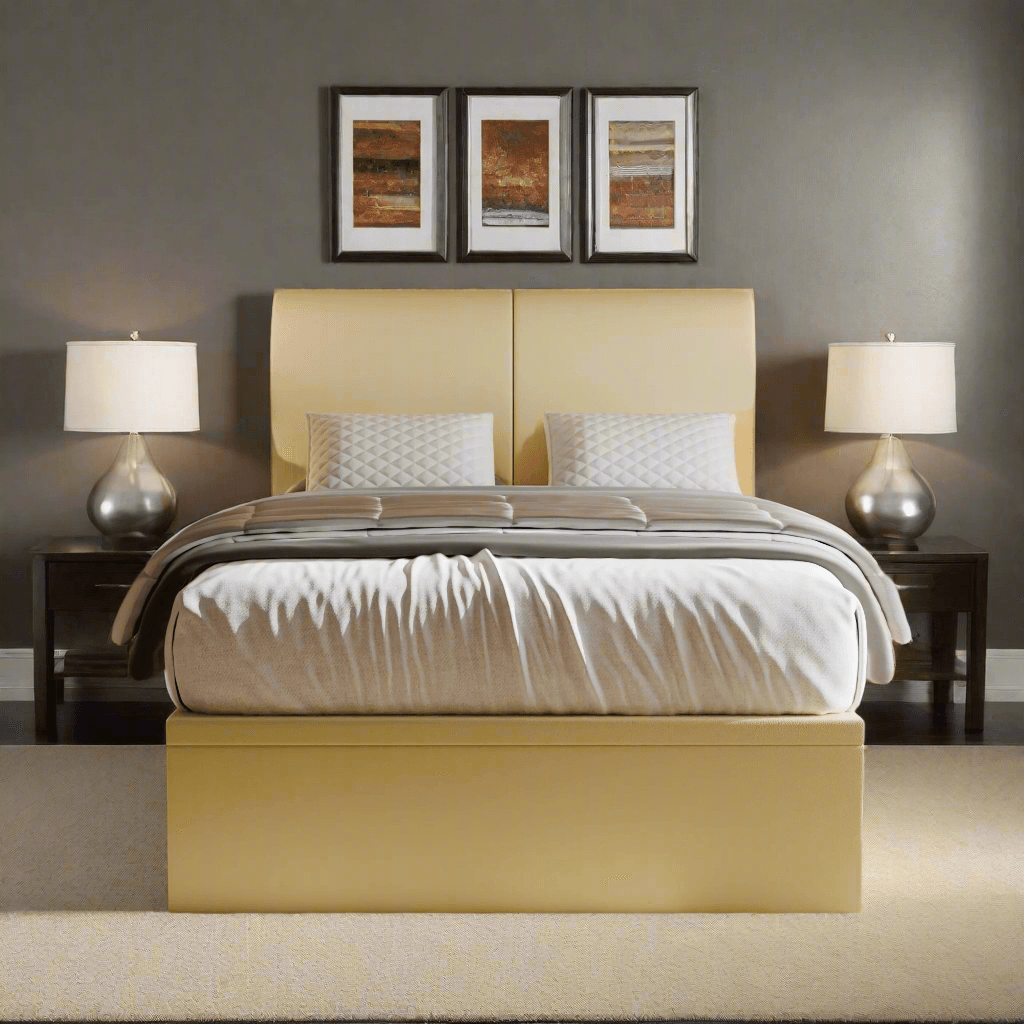 Vivienne Faux Leather Storage Bed