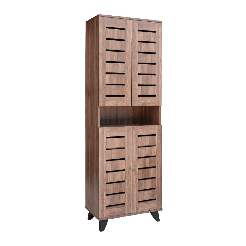 Warrick Tall Wooden Shoe Cabinet (60cm)