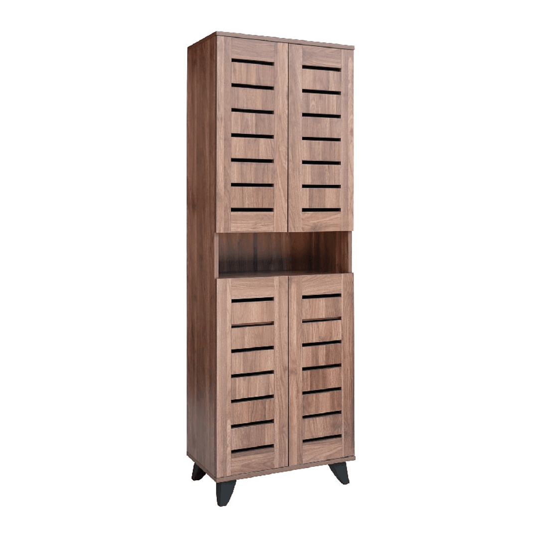 Warrick Tall Wooden Shoe Cabinet (60cm)