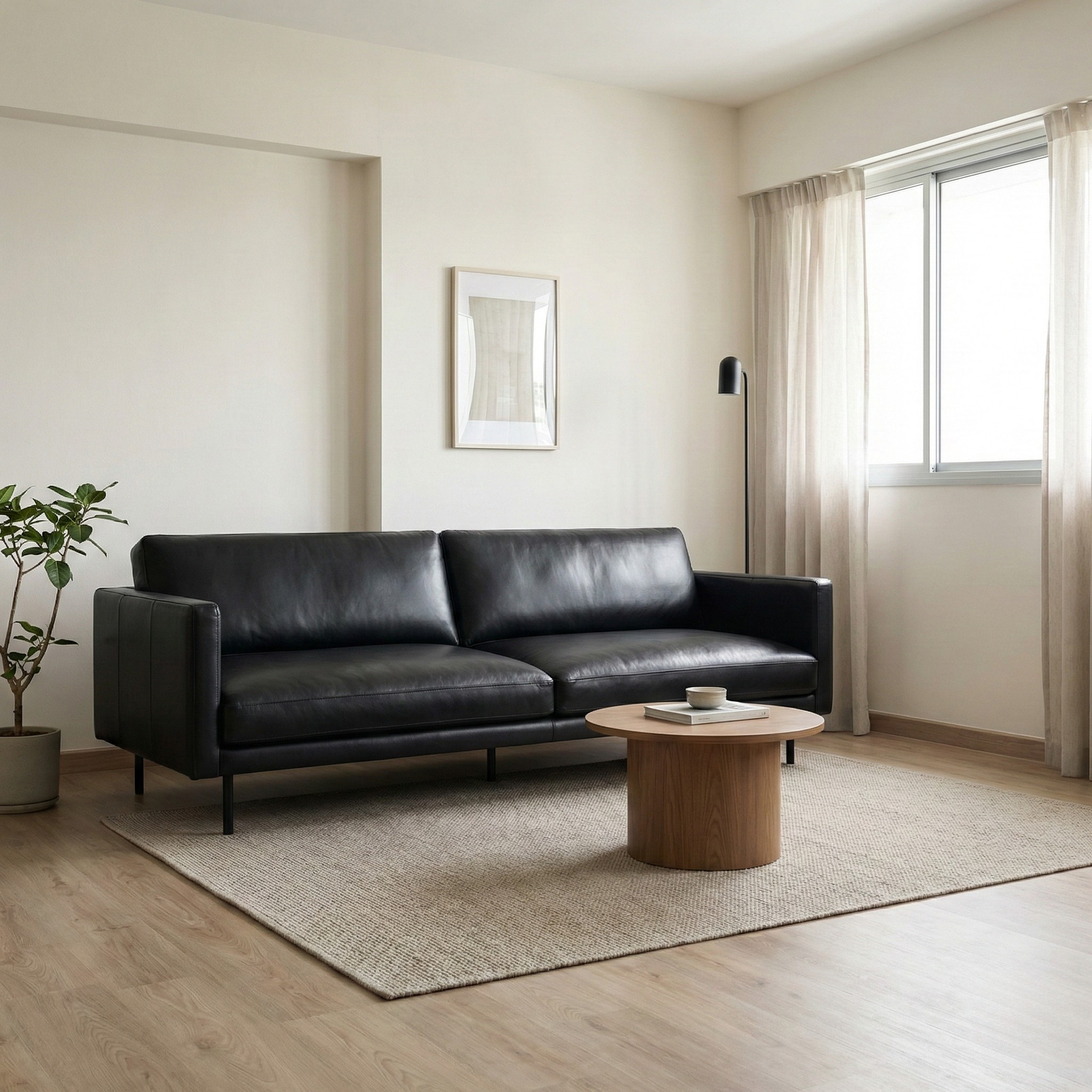 Willy Leather Sofa