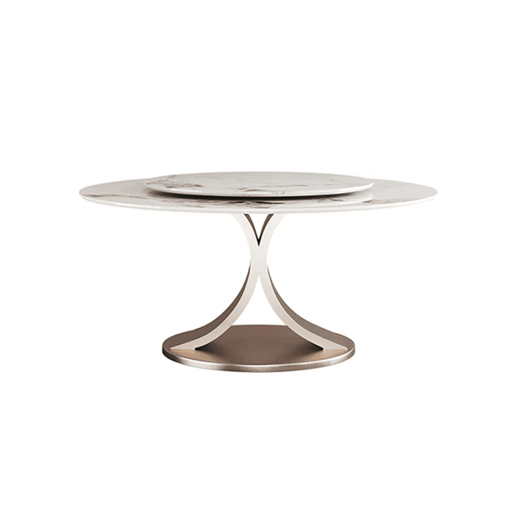 Zeno Sintered Stone Round Dining Table