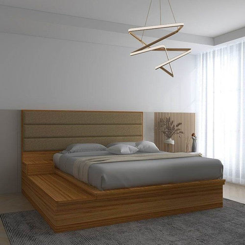 Adron Wooden Platform Storage Bed Frame