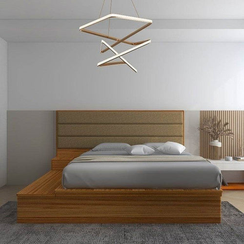 Adron Wooden Platform Storage Bed Frame