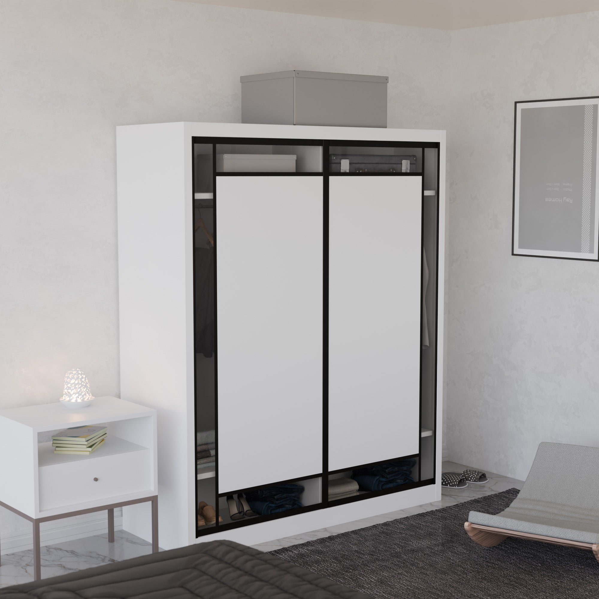 Aldona Modular Wardrobe W01