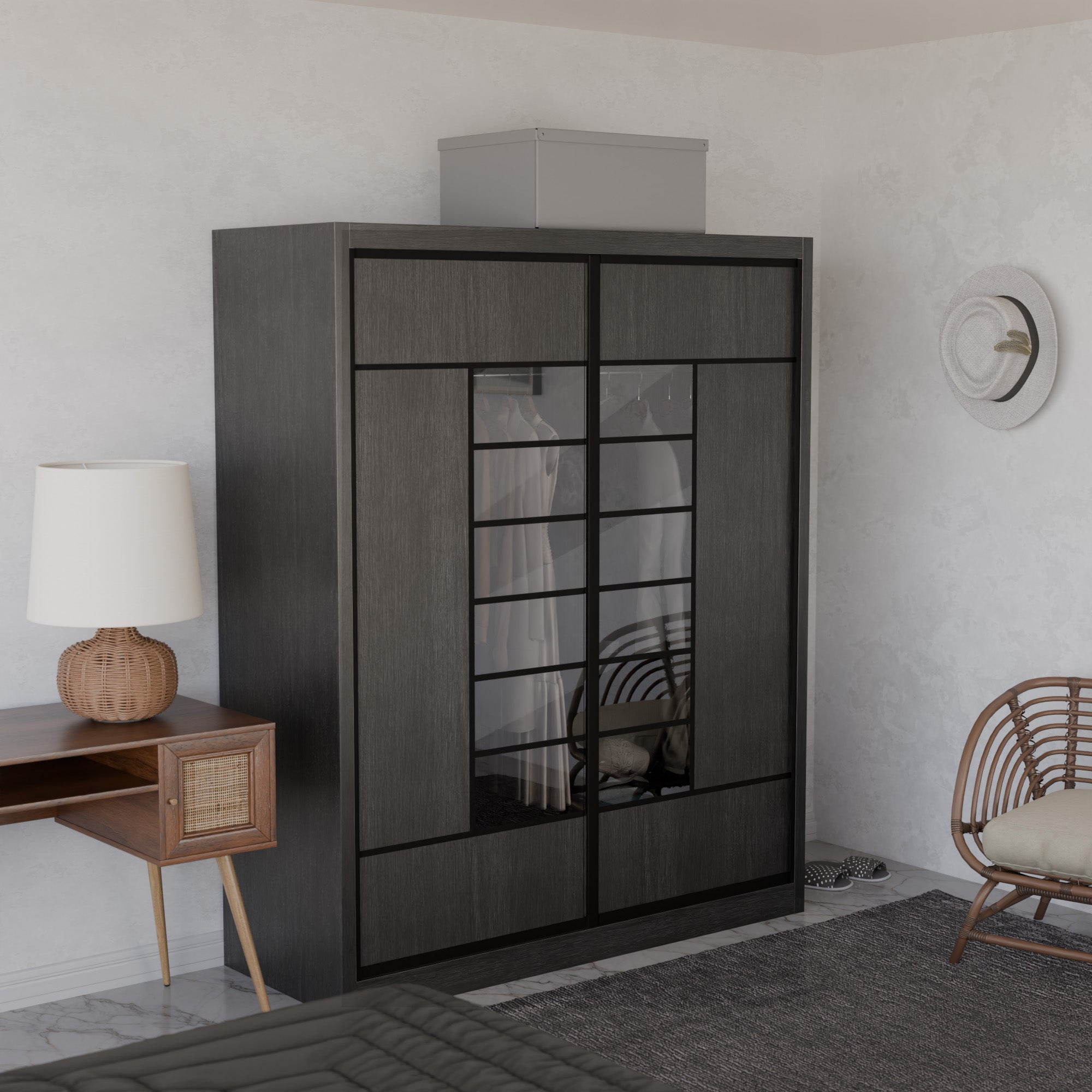 Aldona Modular Wardrobe W07