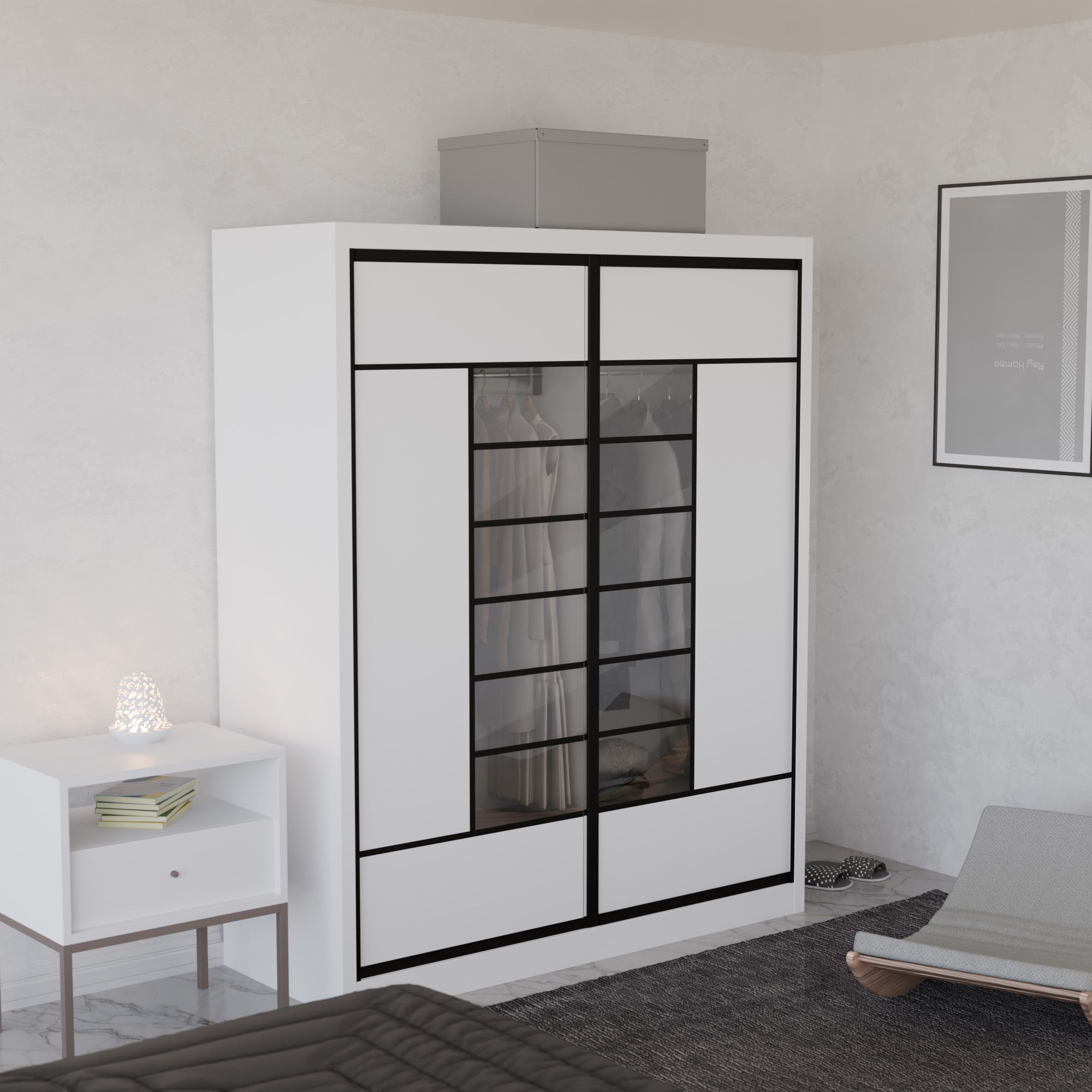 Aldona Modular Wardrobe W07