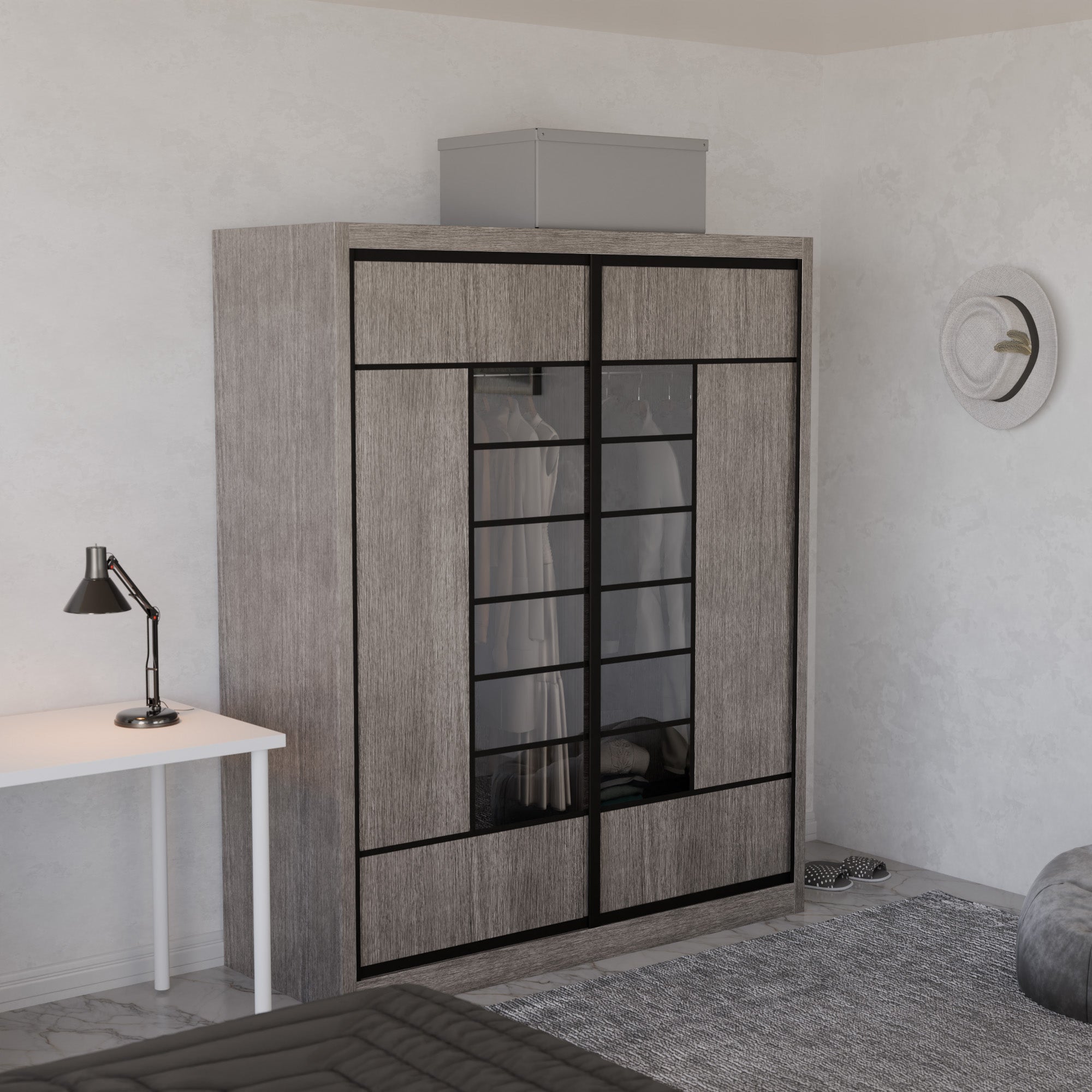 Aldona Modular Wardrobe W07