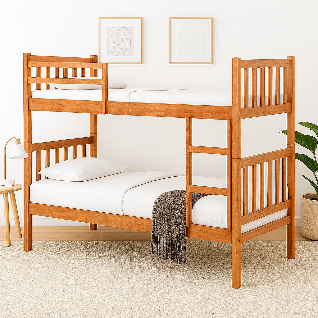Alondra Wooden Double Decker Bed Frame