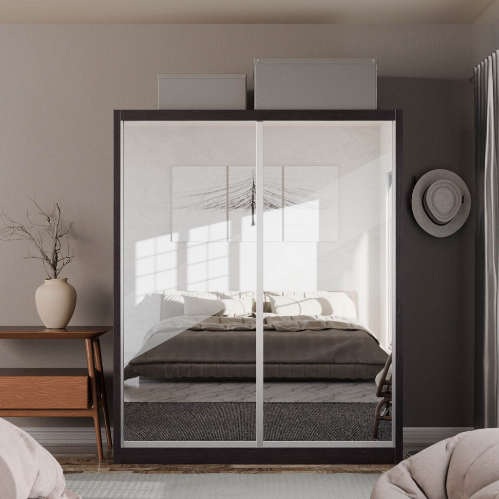Amity Modular Wardrobe A03 (Clear Mirror)