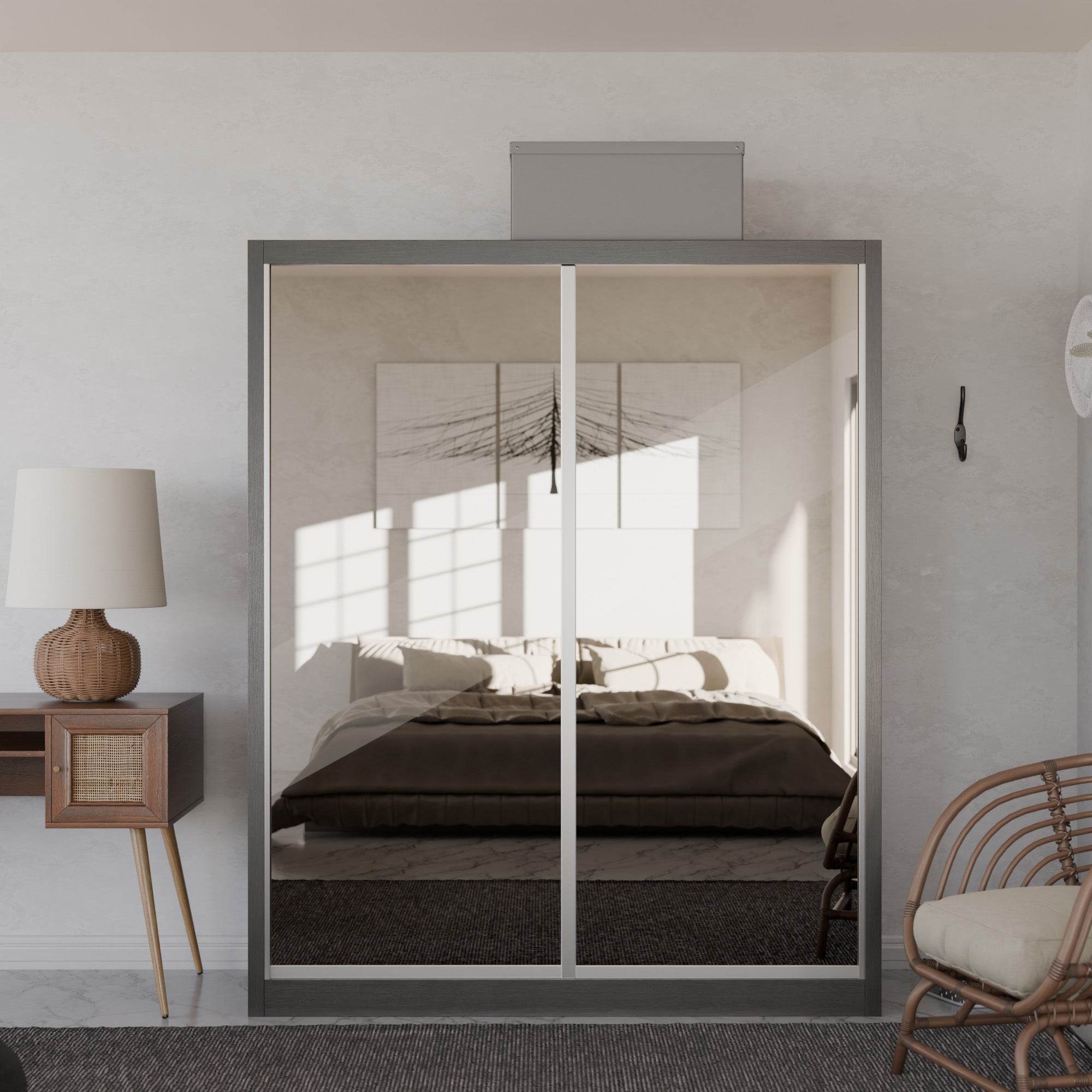 Amity Modular Wardrobe A05 (Tea Mirror)