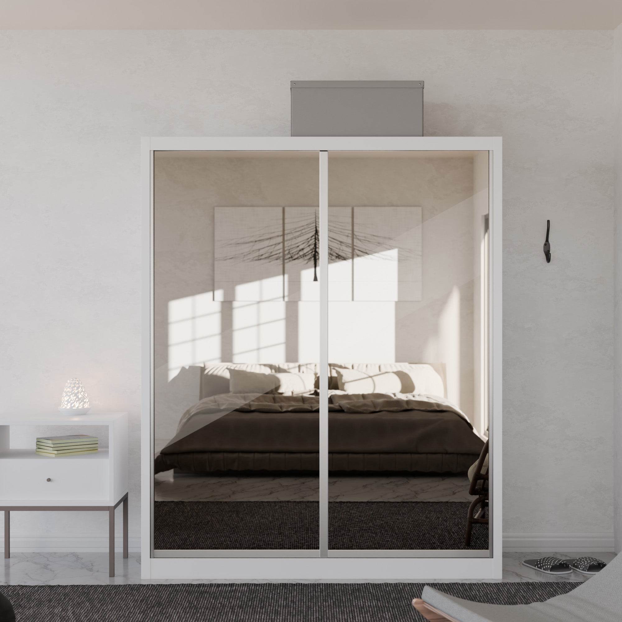 Amity Modular Wardrobe A05 (Tea Mirror)