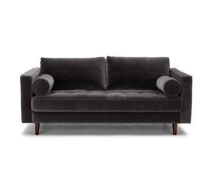 Ashla Velvet Fabric Sofa
