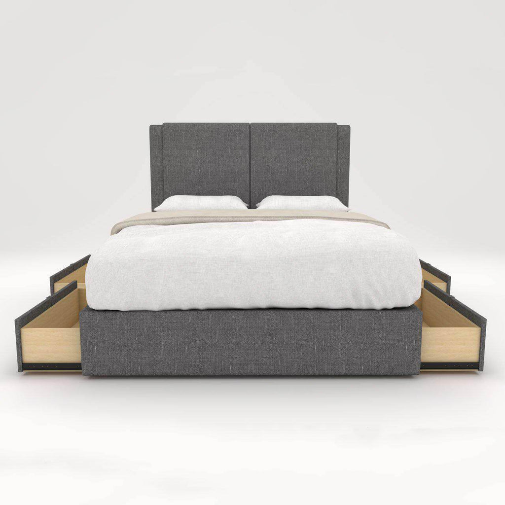 Ashleah Fabric Drawer Bed Frame (Water Repellent)