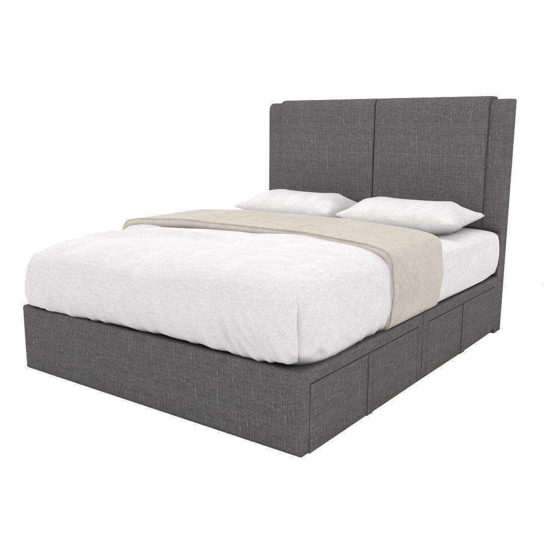Ashleah Fabric Drawer Bed Frame (Water Repellent)