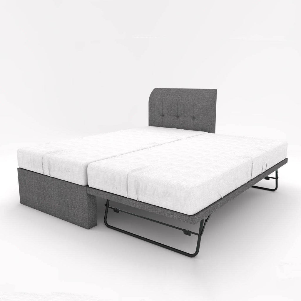 Barney Fabric 3 in 1 Pull Out Bed Frame (Water Repellent)