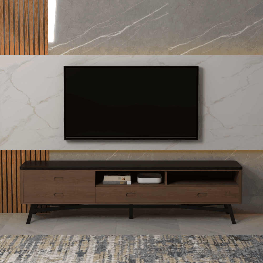 Bellevue Lava Stone TV Console (180cm)