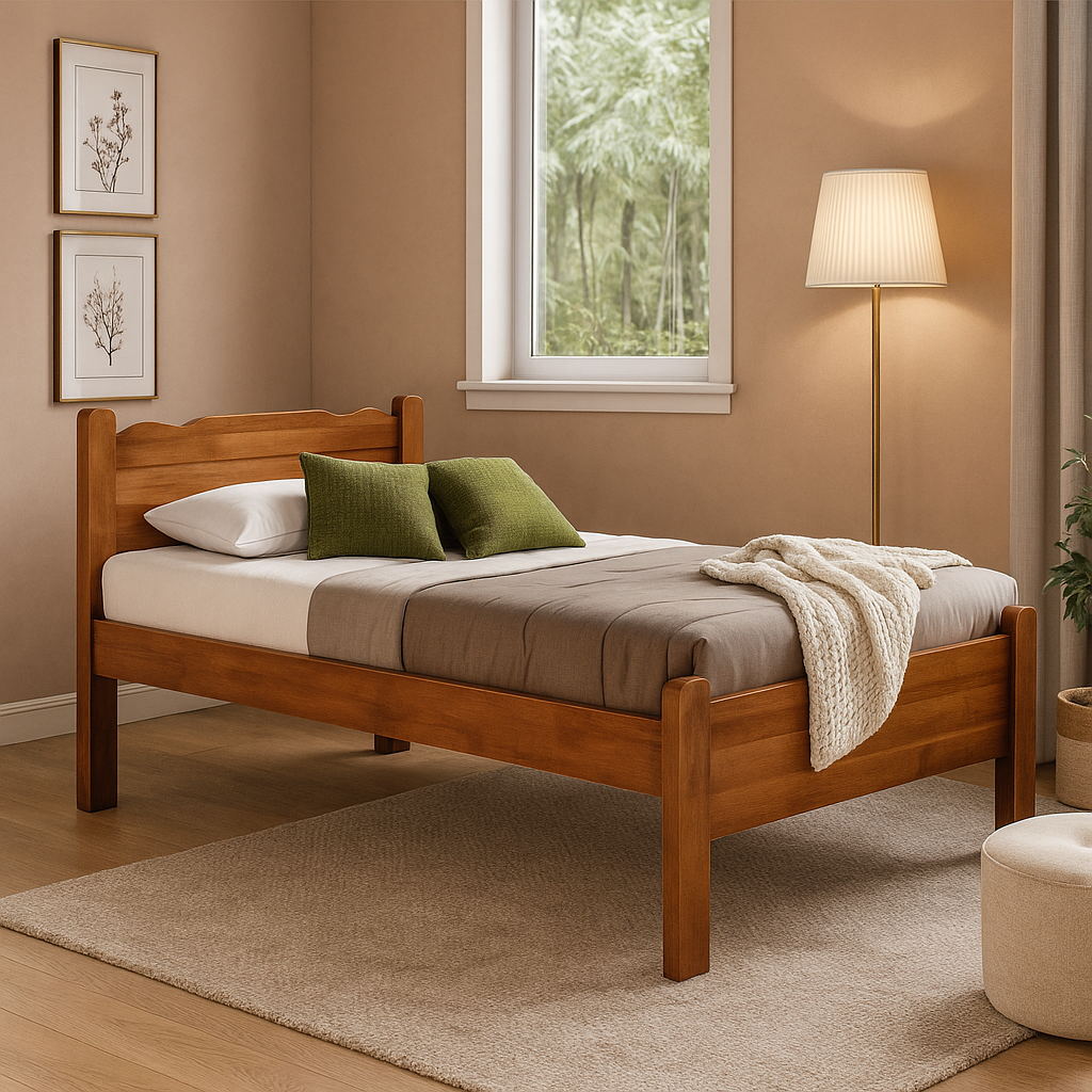 Blakey Wooden Bed (Single)