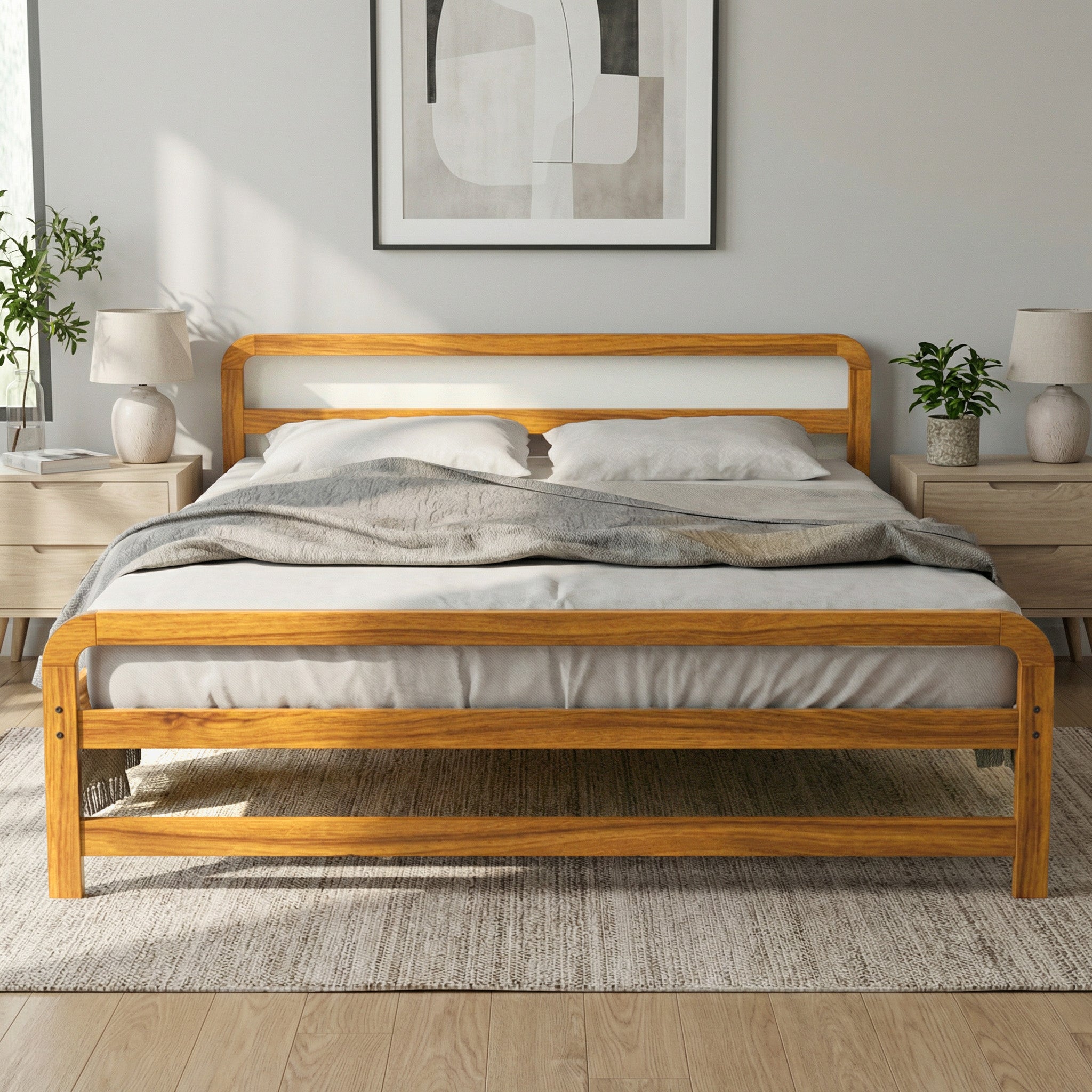 Brenten Wooden Bed (King)