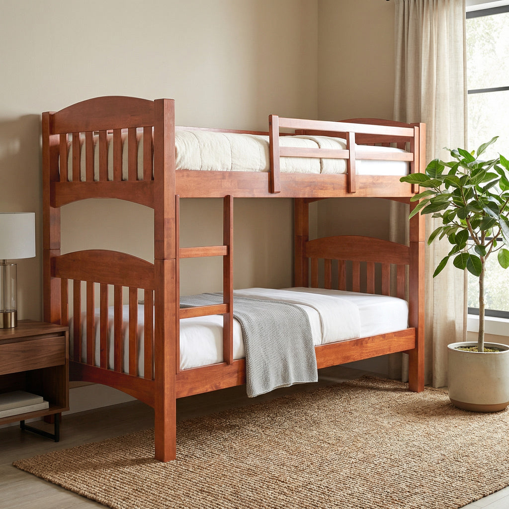 Brodrig Wooden Double Decker Bed