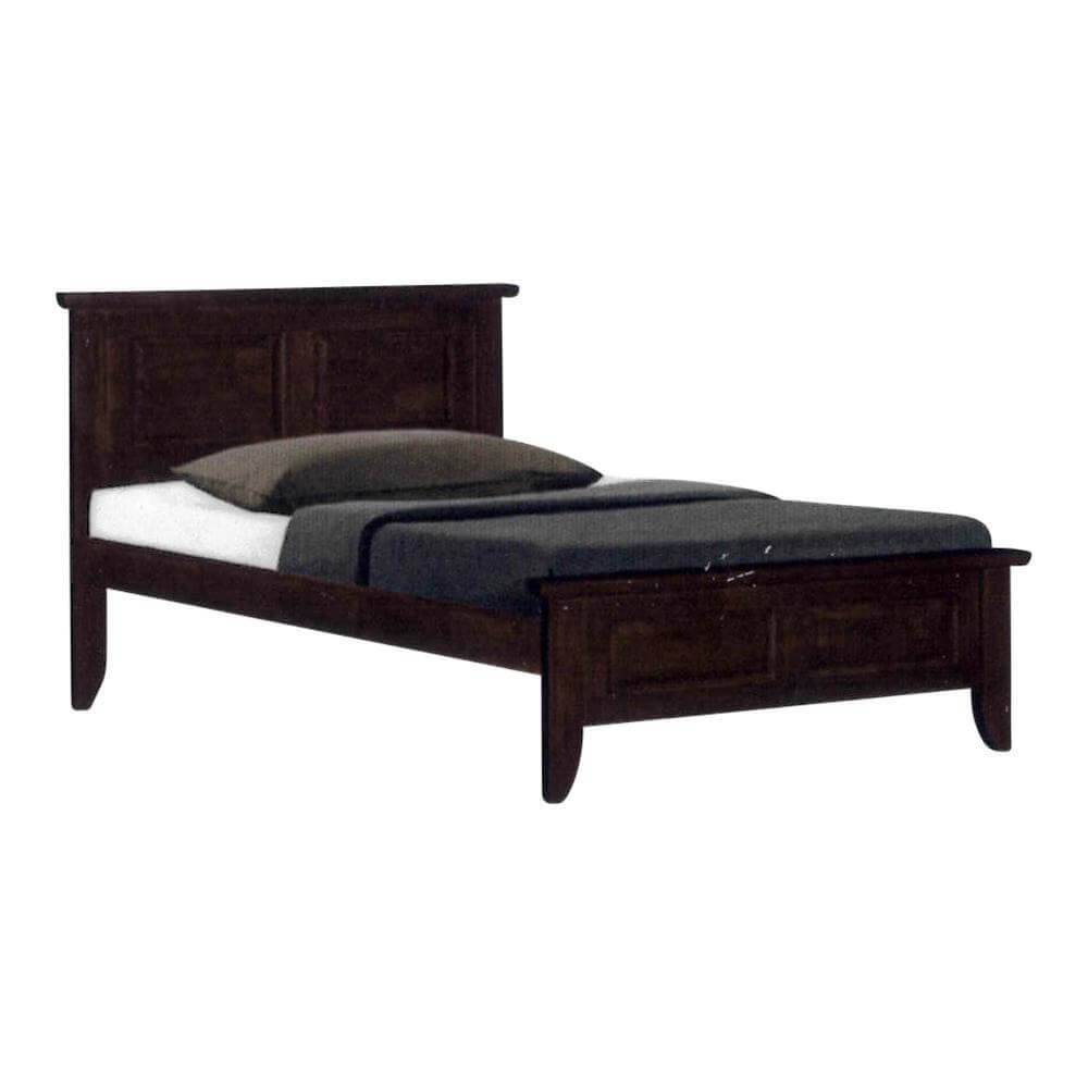 Carleton Walnut Wooden Bed