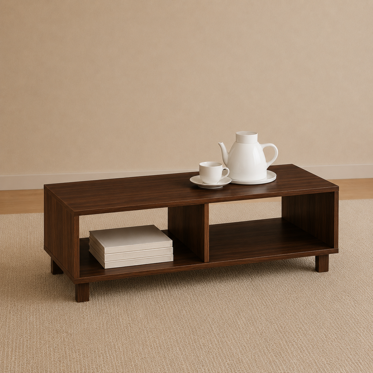 Clukas Wooden Coffee Table (100cm)
