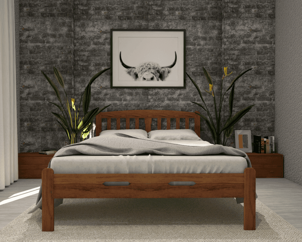 Cole Wooden Bed