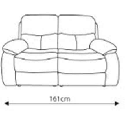 Courtney Leather Recliner Sofa