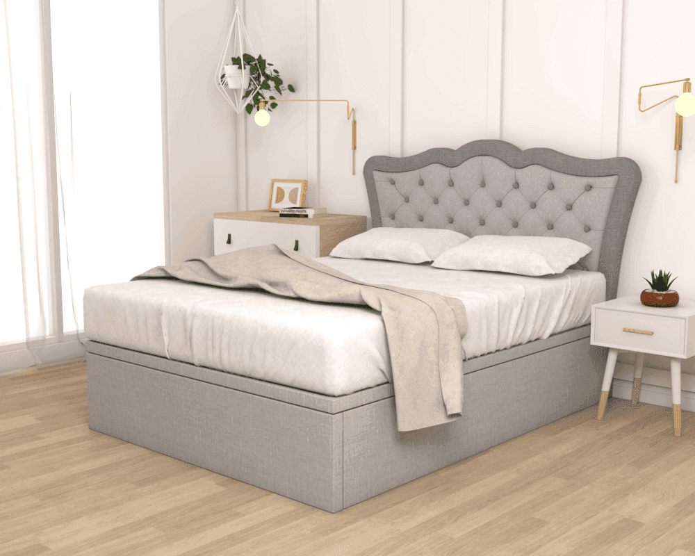Dannell Fabric Storage Bed (Pet Friendly Fabric)
