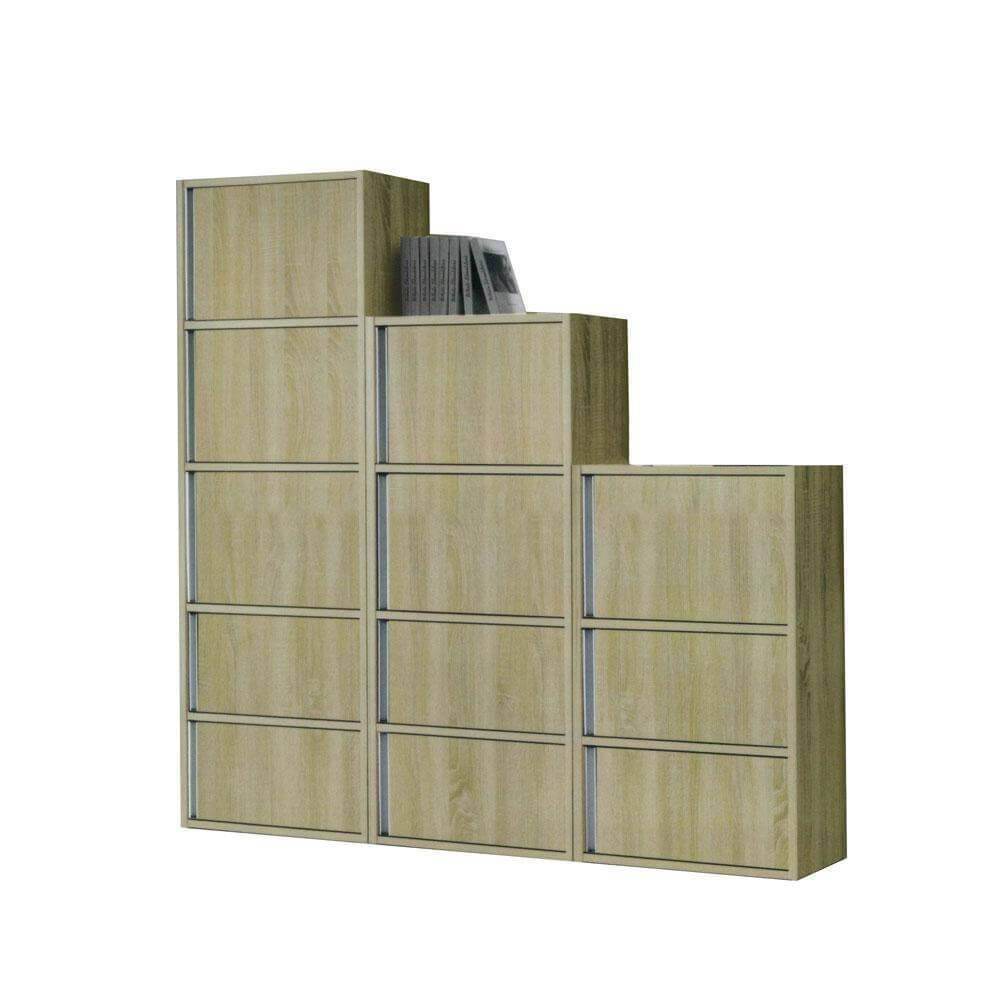 Derek Oak Storage Cabinets