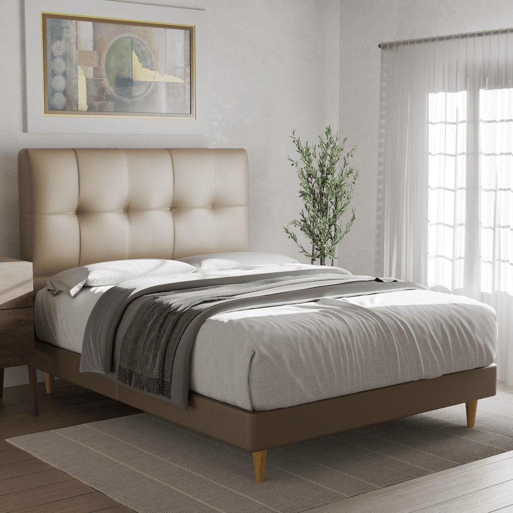 Devon Faux Leather Bed Frame