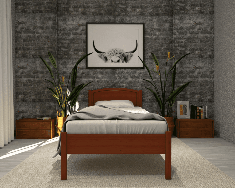 Devona Wooden Bed