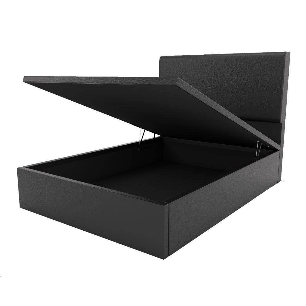 Devonne Faux Leather Storage Bed