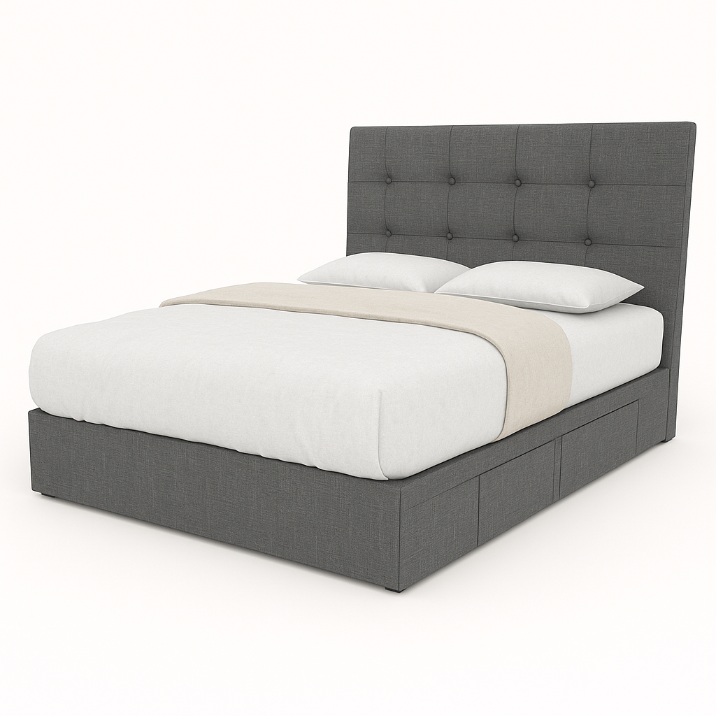 Ellie Fabric Drawer Bed Frame
