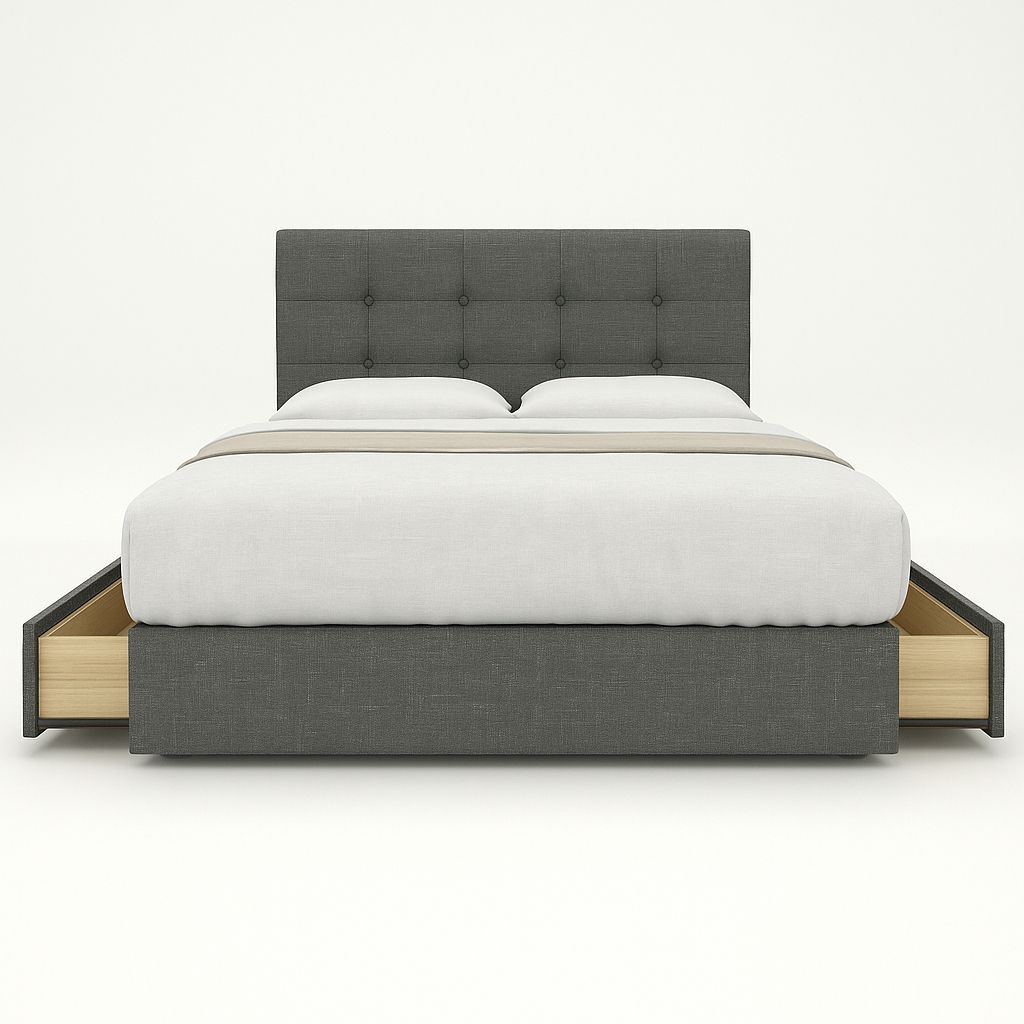 Ellie Fabric Drawer Bed Frame