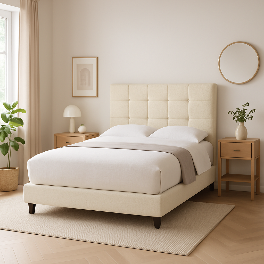 Ellie Faux Leather Bed Frame