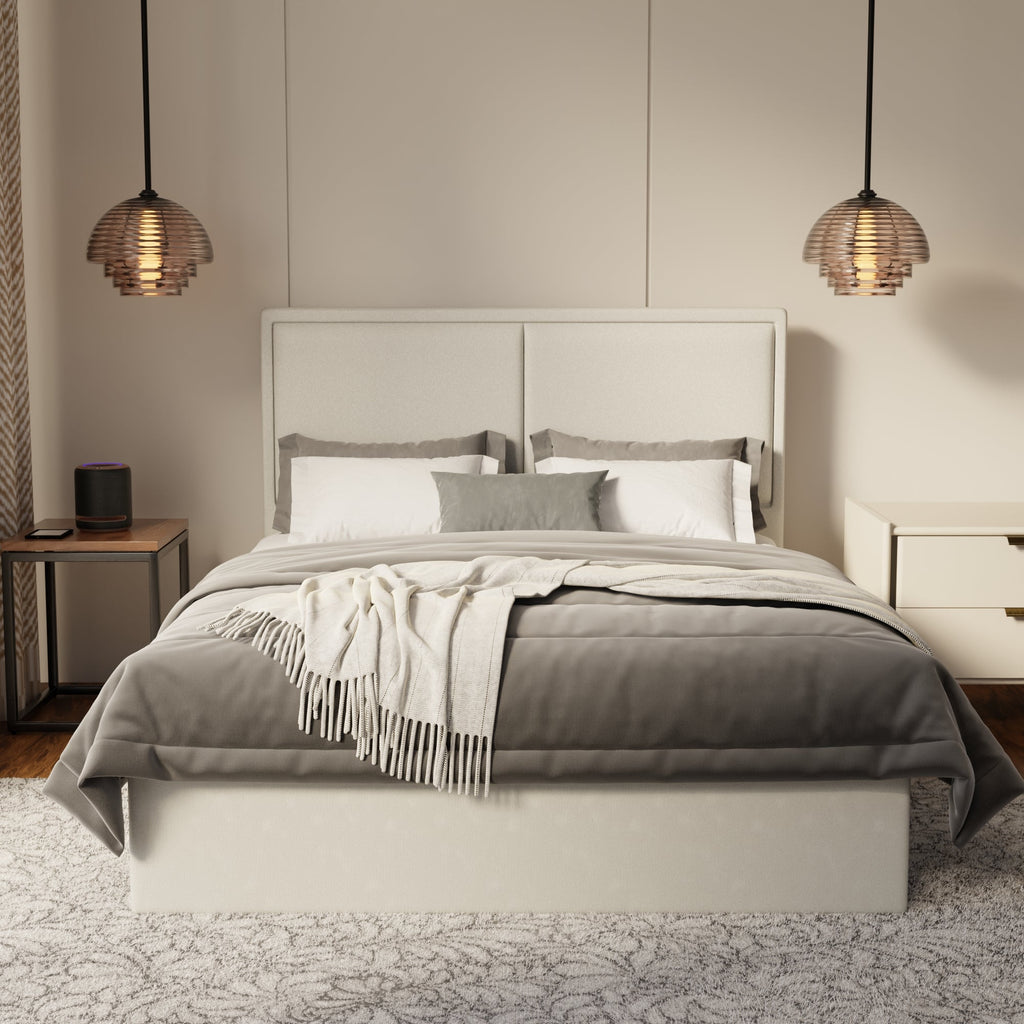 Bravelle Fabric Drawer Bed Frame (Water Repellent & Pet friendly) by Somnuz