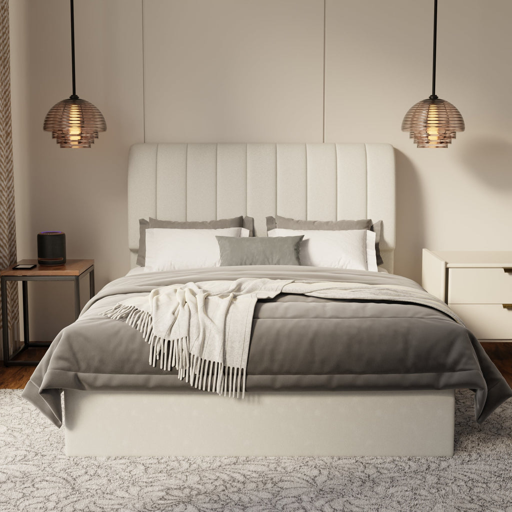 Kuro Fabric Drawer Bed Frame (Water Repellent & Pet friendly) by Somnuz