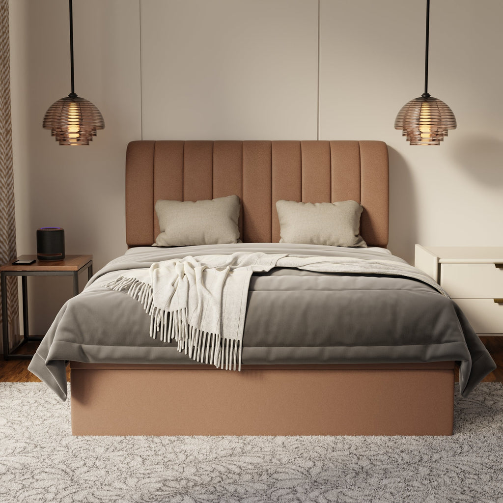 Kuro Fabric Storage Bed Frame (Water Repellent & Pet Friendly) by Somnuz