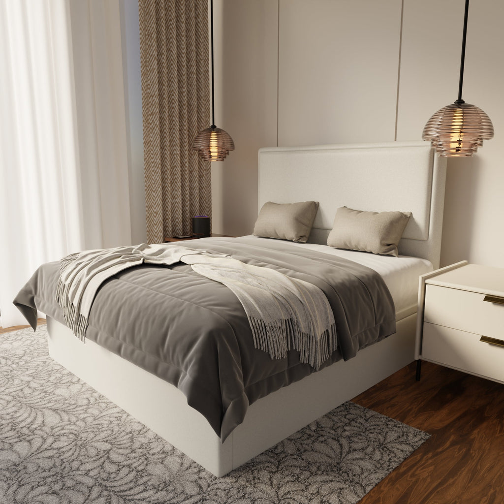 Shiro Fabric Storage Bed Frame (Water Repellent & Pet Friendly) by Somnuz