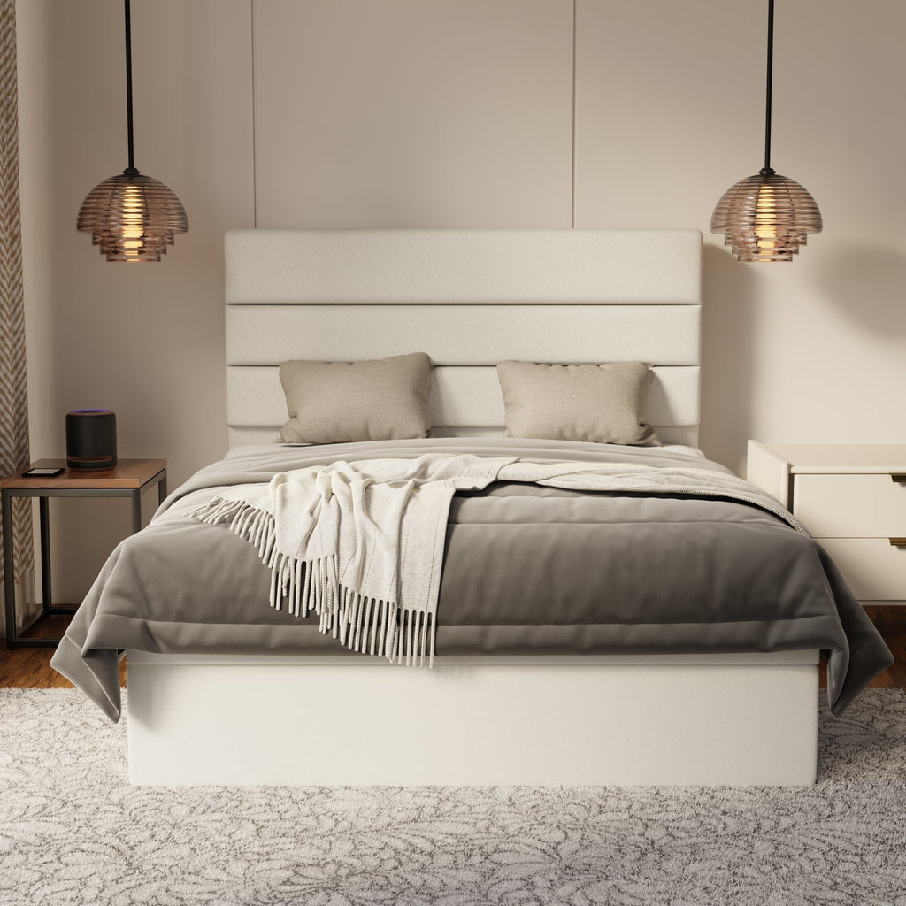 Corlune Fabric Storage Bed Frame (Water Repellent & Pet Friendly) by Somnuz